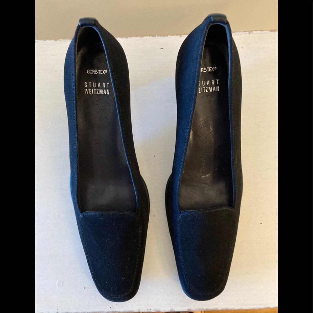 Stuart Weitzman Gore-Tex fabric heels 9M